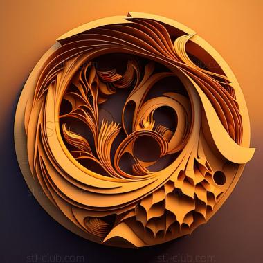 3D model st abstract art (STL)